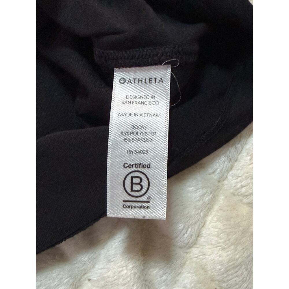 Athleta Tank Womens LT Black RacerBack - Picture 4 of 6